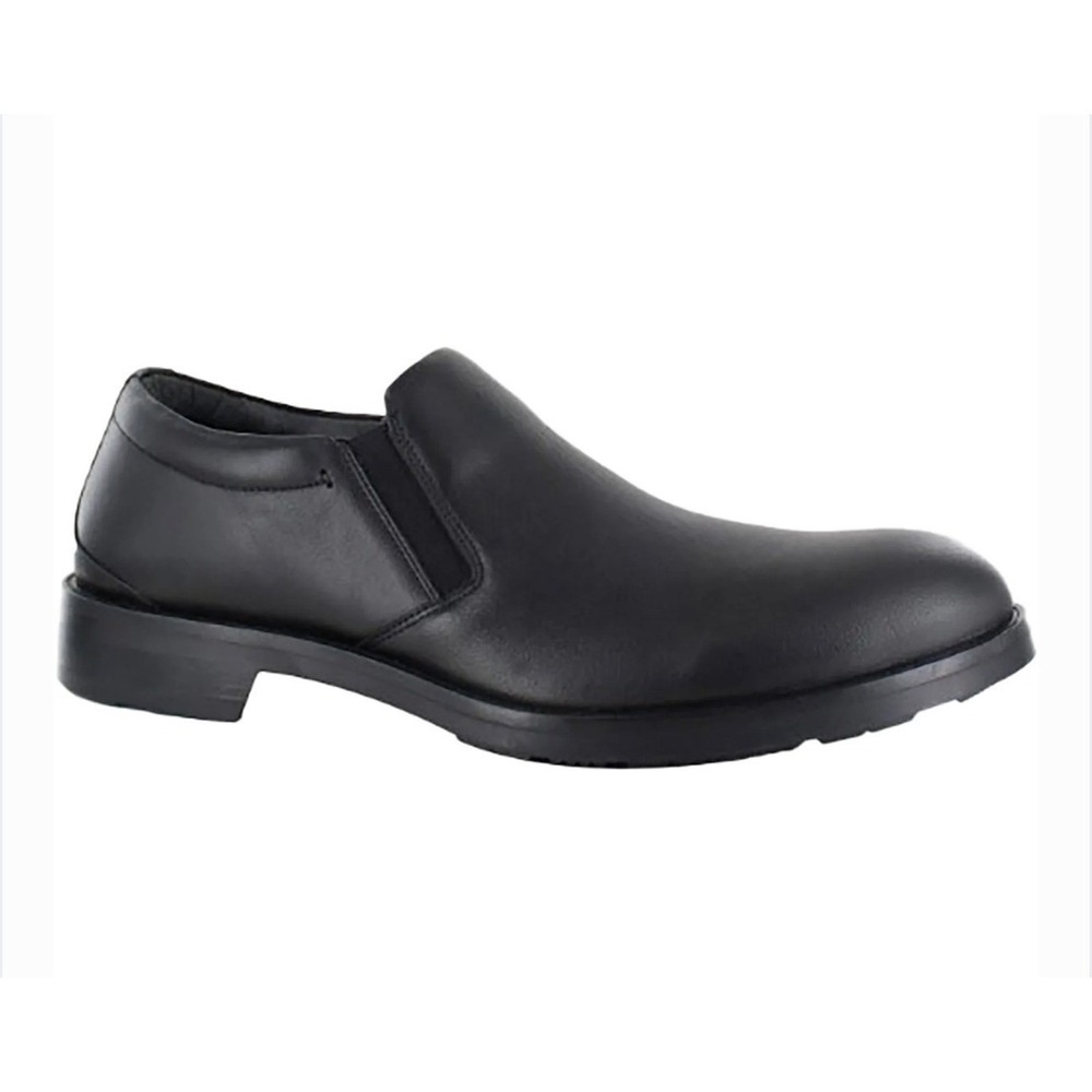 Naot‎ Mens Manhattan Black Leather Shoe US 9 Slip On Comfort Padded Heel